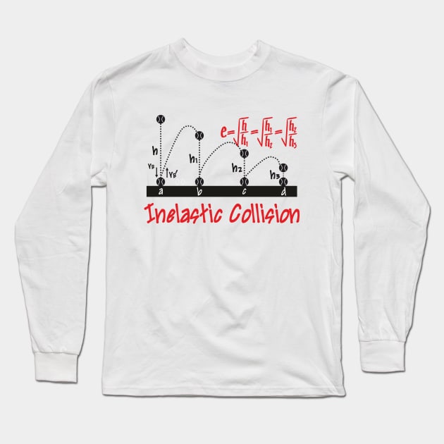 inelastic collision - light Long Sleeve T-Shirt by hakim91